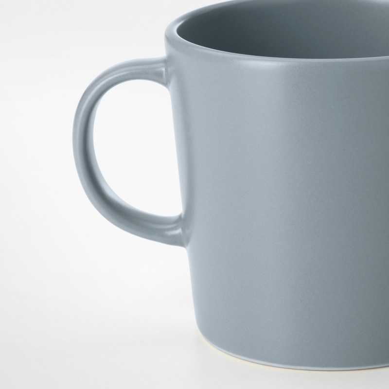 DINERA Mug, dark gray - IKEA